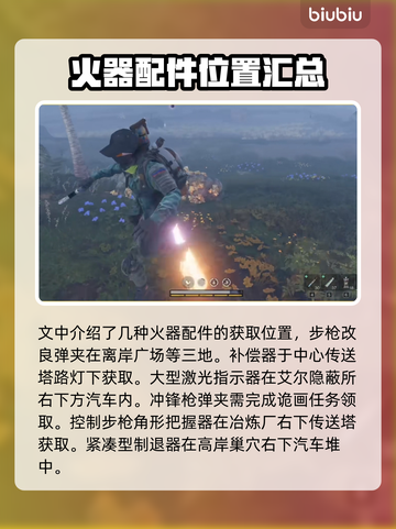 七日世界🔥配件位置大全，玩家必看！💥截图3