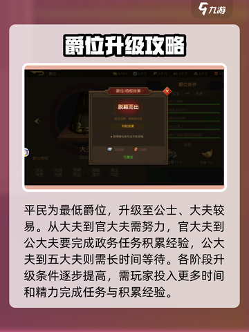 朕的江山2爵位怎么玩介绍截图3