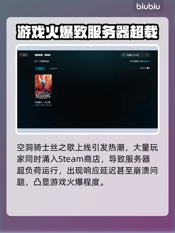 🔥空洞骑士丝之歌买不了？服务器崩溃速解攻略！💥🎮截图2