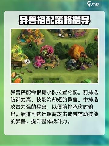 野兽领主新世界异兽搭配介绍截图3