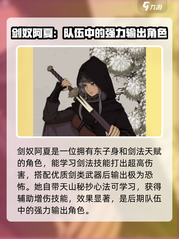 大江湖之苍龙与白鸟最强队友推荐介绍截图4