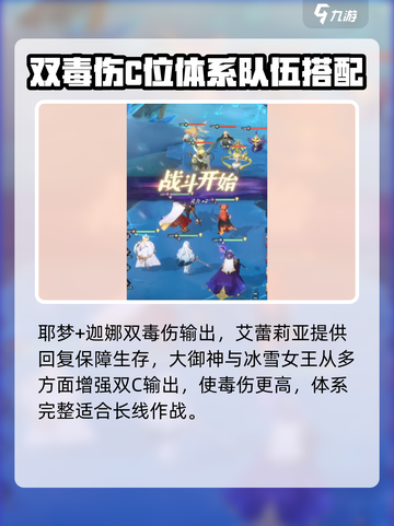 永夜降临复苏阵容搭配攻略介绍截图2