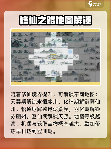 鬼谷八荒地图全攻略📍手游党必看！截图4