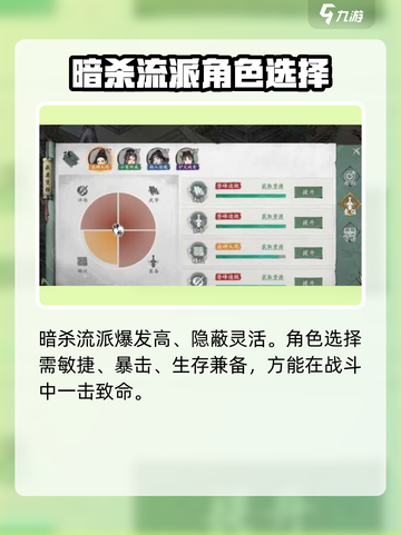 墨剑江湖🔥暗杀流派超详细搭配攻略分享！截图2