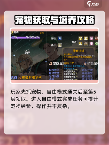 再刷一把2金色传说宠物经验如何提升介绍截图2