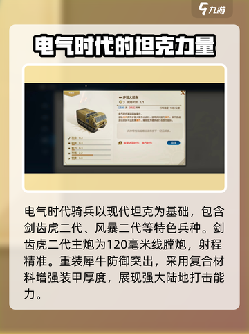 世界启元电气时代兵种大揭秘💥游戏党必看！⚡截图4
