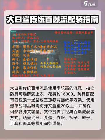 七日世界大白鲨配装怎么样介绍截图3