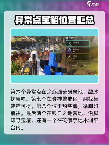 七日世界雪国人生地图异常点怎么探索介绍截图6