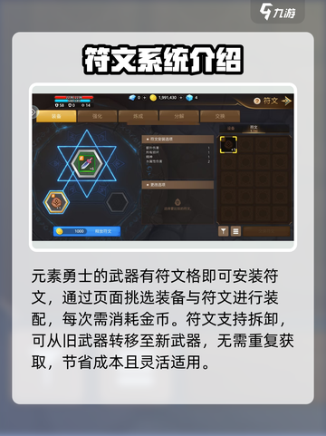 元素勇士符文怎么用介绍截图2