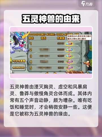 洛克王国手游五灵神兽怎么获得介绍截图2