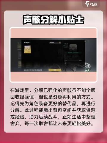 鸣潮⚡低级声骸分解全流程曝光！游戏玩家必看🔥截图4