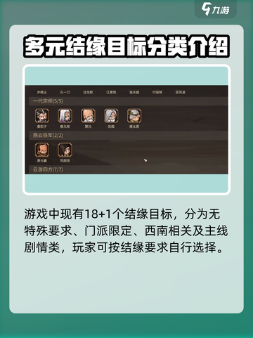 大侠立志传结缘系统怎么样介绍截图2