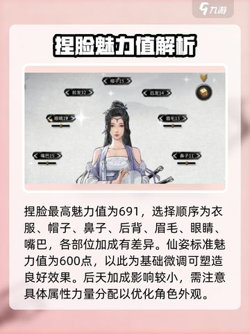 鬼谷八荒外貌满分怎么捏介绍截图4