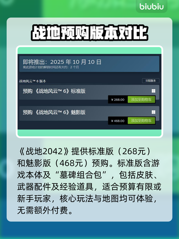 🔥战地6预购全攻略！哪个版本最值？💥🎮截图2