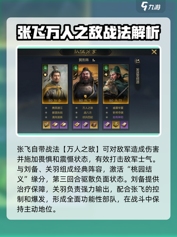 三国谋定天下🔥张飞武将阵容搭配秘籍揭露！截图4