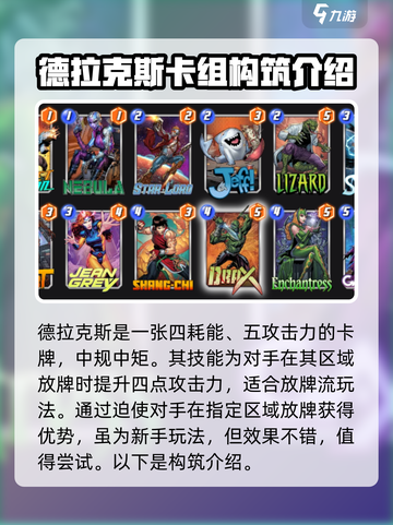 漫威对决🔥德拉克斯阵容终极搭配指南🎉截图2