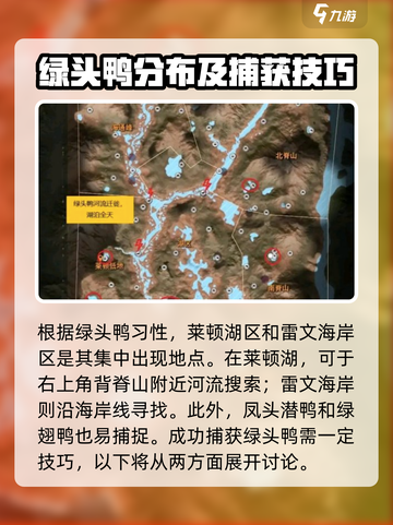 猎人之路🔥绿头鸭抓捕地点大揭秘！🦆截图3