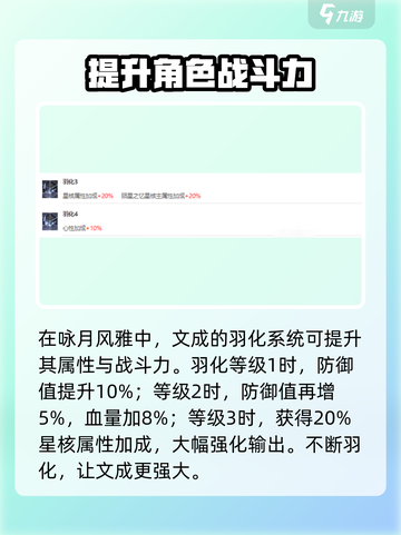咏月风雅文成🔥角色解析来了！游戏秘籍大曝光🎉截图4