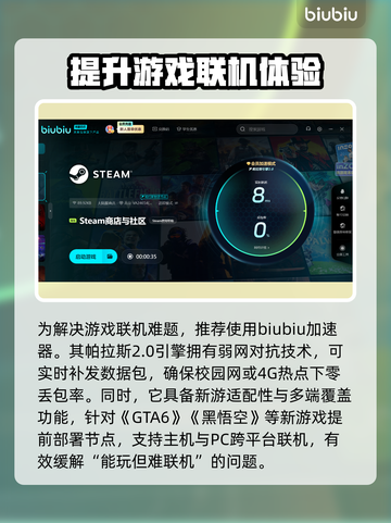 超低延迟！免费PC游戏加速器推荐来啦👇🎮截图3