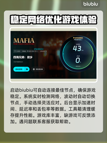《四海兄弟：故乡》卡顿延迟？用这个加速器🔥💡截图4
