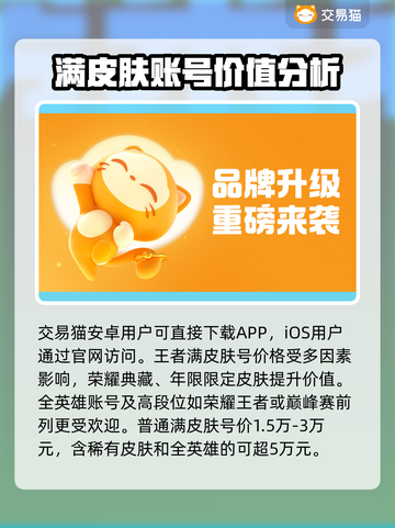 王者满皮肤号能卖多少钱？🔥手游党必看！📈截图2