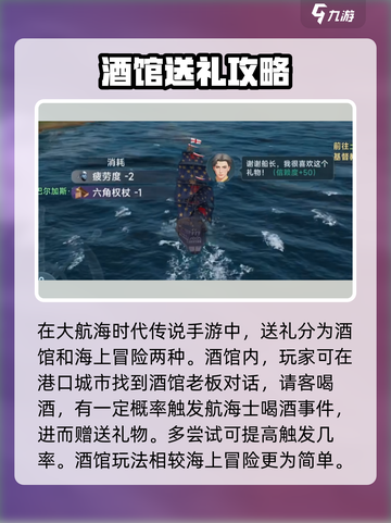 大航海时代传说航海士礼物怎么送介绍截图2