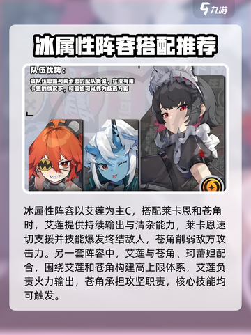 绝区零艾莲配队队员怎么选介绍截图3