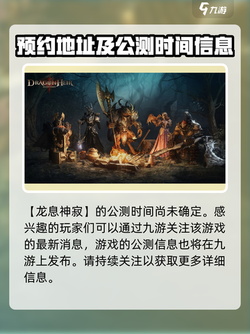 龙息神寂什么时候公测介绍截图2