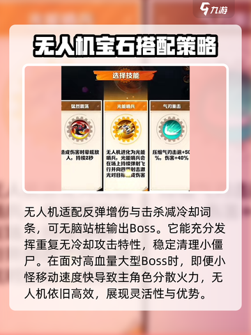 向僵尸开炮无人机技能介绍介绍截图3