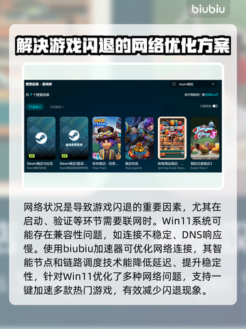 Win11游戏闪退？这些加速器搞定🔥🎮截图3