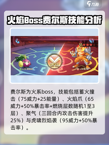 西普大陆手游费尔斯怎么打介绍截图2