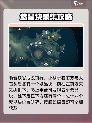 鸣潮🔥紫晶块采集路线大曝光！💎快收藏截图3