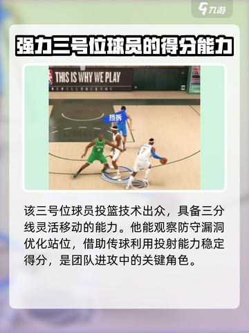 美职篮全明星街头🔥三号位球员选择攻略✨截图5