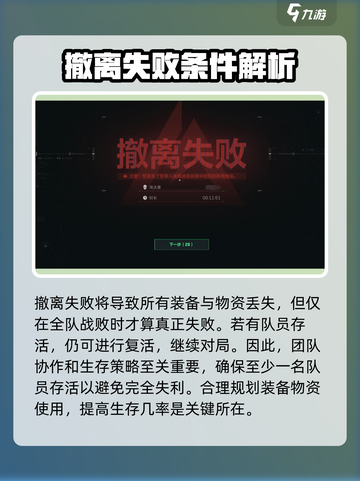 三角洲行动撤离失败会怎样介绍截图3