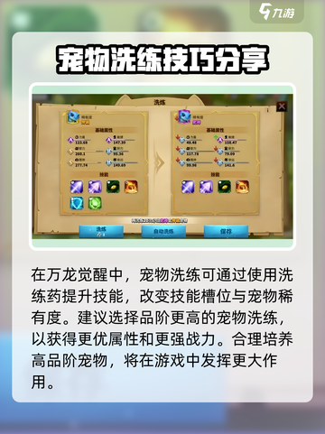 万龙觉醒🔥宠物洗练药获取秘籍💎截图2