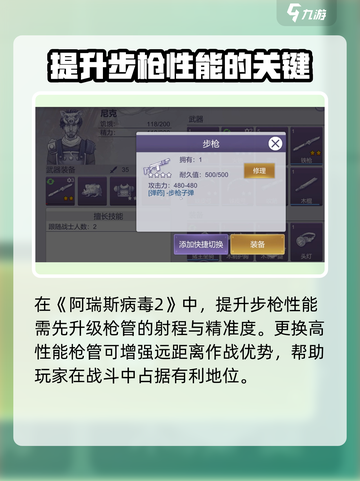 阿瑞斯病毒2步枪配件介绍介绍截图2