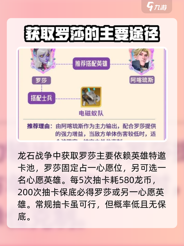 龙石战争罗莎怎么玩介绍截图3