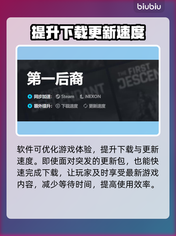第一后裔卡顿🔥用这款加速软件流畅玩🎮截图7