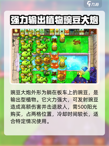 植物大战僵尸：豌豆大炮🔥超强作用揭秘！截图2