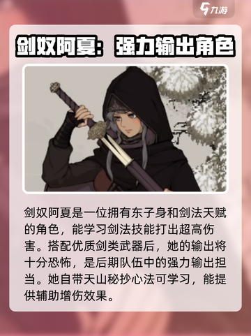 大江湖之苍龙与白鸟最强队友推荐介绍截图4