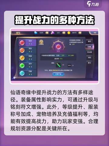 仙语奇缘怎么提升战力介绍截图2