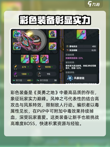 英勇之地🔥装备全解析，手游党必看！💥截图4