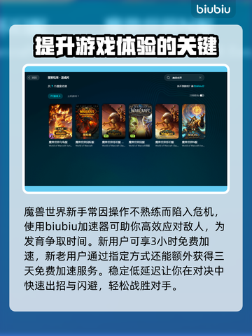魔兽世界💥加速器推荐，玩手游必备！截图3