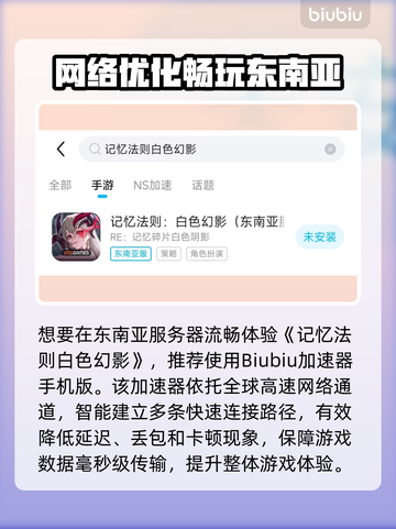 🔥记忆法则白色幻影加速器大揭秘🚀截图3