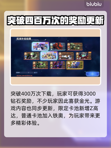 SD钢弹G世代永恒400万下载福利大曝光！🔥🎉截图2