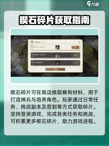 黑色沙漠手游💥楔石碎片获取全攻略🔥截图4