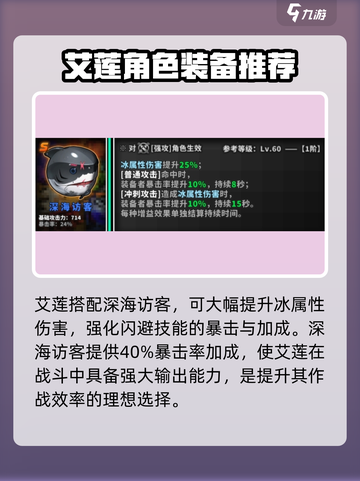 绝区零艾莲武器🔥超强搭配推荐，玩家必看！截图2