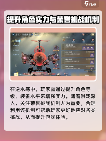 逆水寒🔥荣誉挑战全解析：提升战力必备！截图4