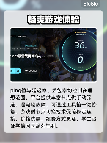 玩魔兽世界⚡暴雪战网加速器这样选！截图5