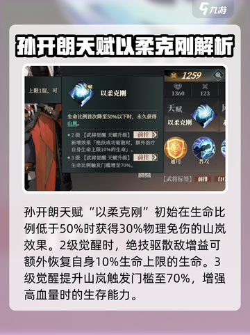 三国志幻想大陆2枭之歌孙开朗强度如何介绍截图5